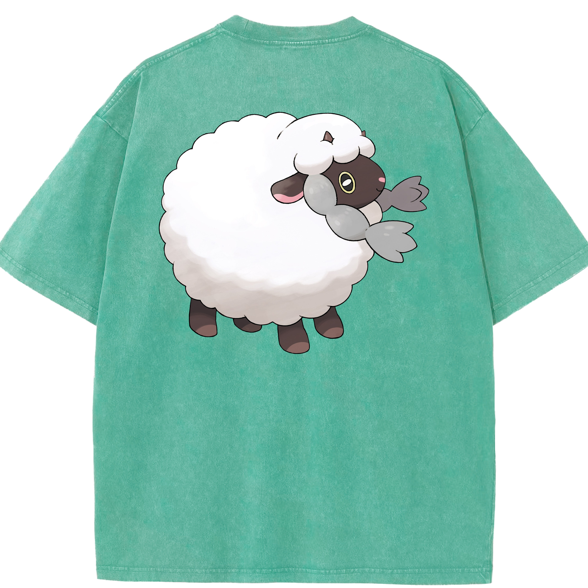 （画像用） ポケットモンスター Pokémon 綿100% ヴィンテージ風 半袖Tシャツ（背面プリント）